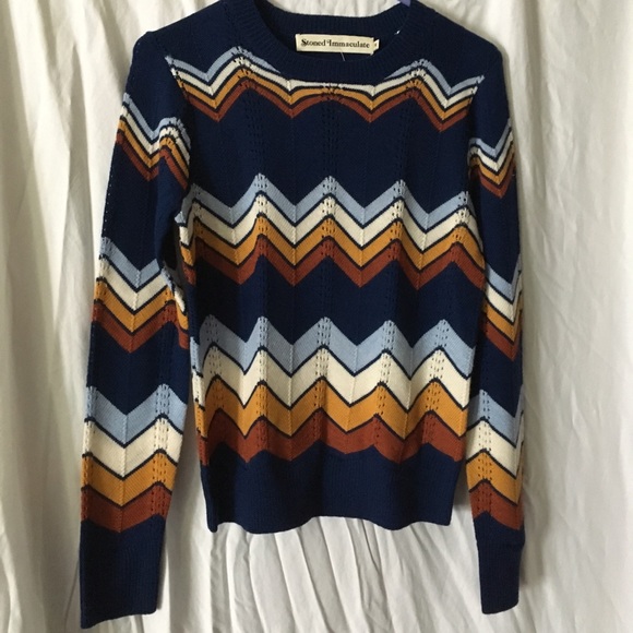 Stoned Immaculate Ziggy Sweater in Midnight - Picture 6 of 9